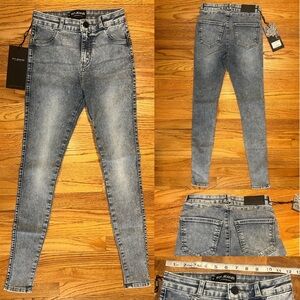 FIT JEANS - 360 v2 mid waisted, acid wash black, Small